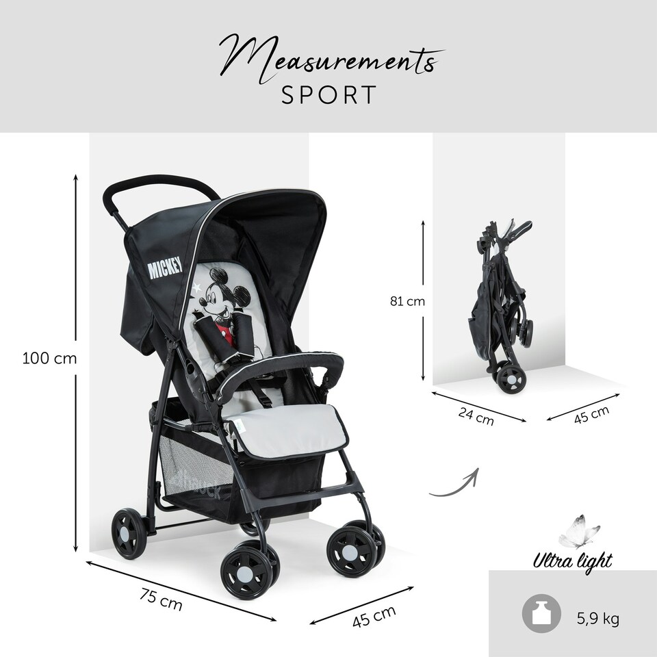 image 1 of Hauck Disney Sport Pushchair - Mickey Stars