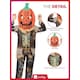 image 5 of Pumpkin Scarecrow Reaper Fancy Dress Costume Kids Unisex Small - Age 4-6