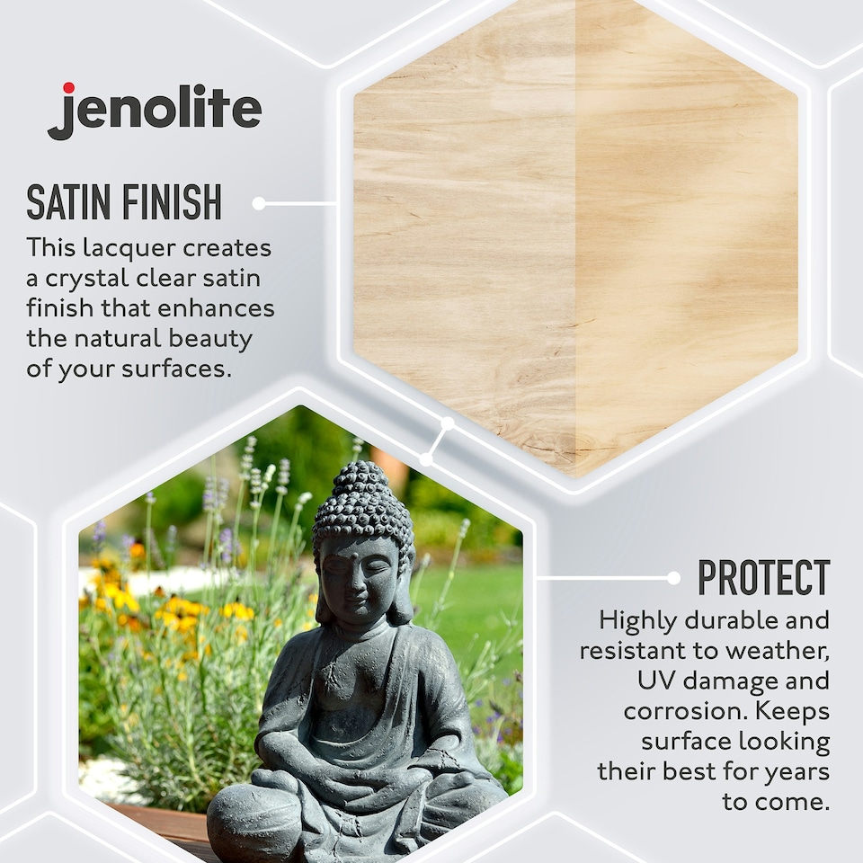 image 1 of Jenolite Clear Lacquer Spray - Satin - 500ml