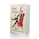 image 2 of Brilliant Granddad Laughing French Clown Birthday Card
