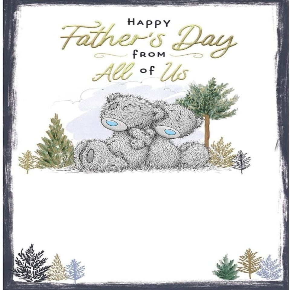 image 1 of Back Sitting Back to Back From All Of Us Father's Day Card
