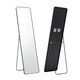 image 4 of Living and Home Modern Rectangular Metal Floor Mirror - Black -155cm