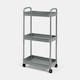 image 4 of OHS 3 Tier Storage Trolley Cart Bathroom Kitchen Rolling Organiser