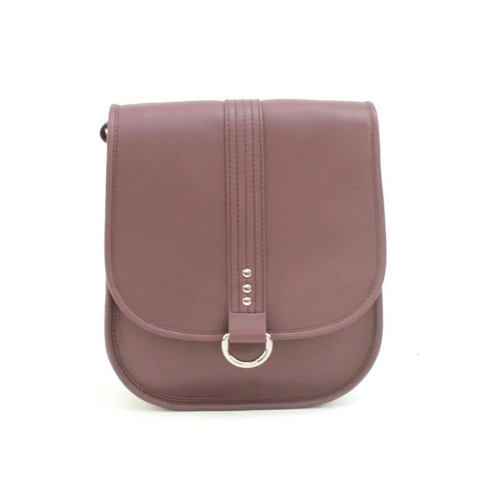 image 1 of Eastern Counties Leather Womens/Ladies Melody Leather Handbag - Grape - One Size | Green