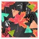 image 1 of Maple leaf geometrics (Picutre Frame) White | S