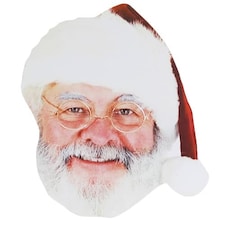 Father Christmas Cardboard Face Mask