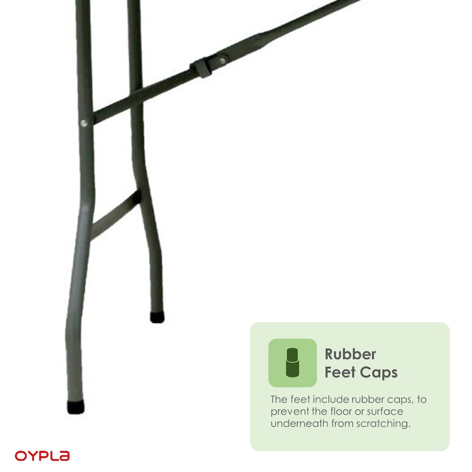 image 1 of 5ft Folding Trestle Table Heavy Duty Catering Garden Party 1.5m | White