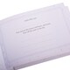 image 2 of Beautiful White Satin Fabric Christening Photo Album with Silver Metal Cross