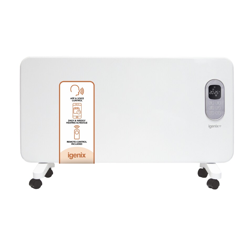 image 1 of Igenix IG9520WIFI Smart Electric Panel Heater, White