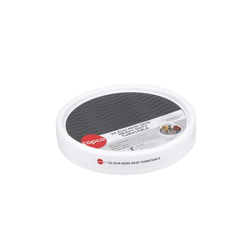 image 1 of Copco Basics Lazy Susan Turntable White 22 cm