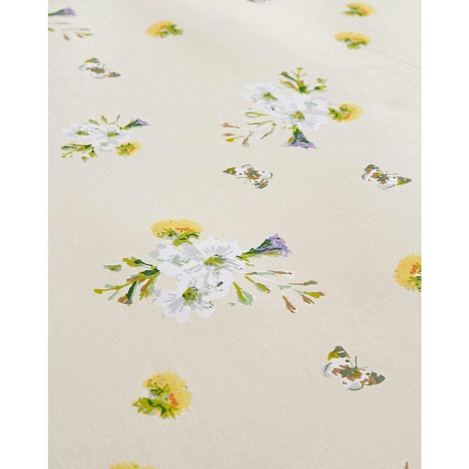 image 1 of Belledorm Bluebell Meadow Fitted Valance - Ivory - Single