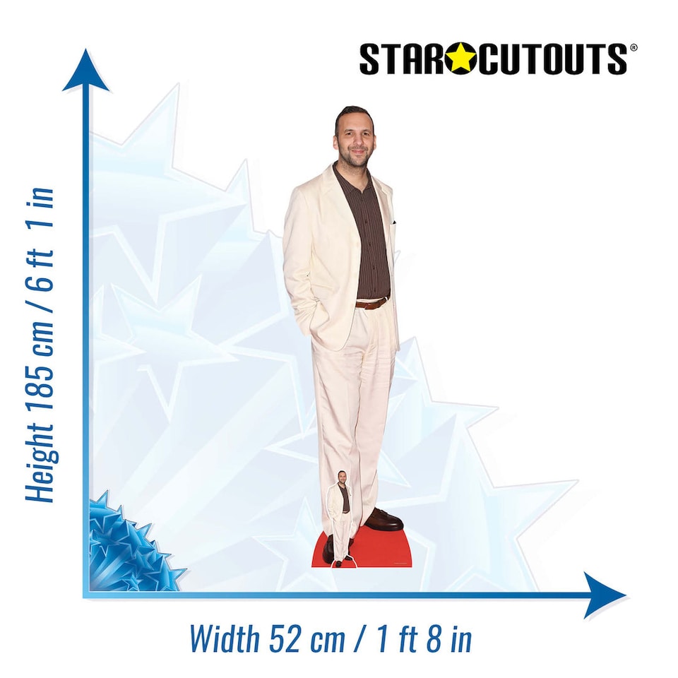 image 1 of Zack Polanski Lifesize Cardboard Cutout 185cm