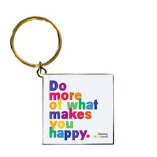 Quotable Inspirational Quote Keychain Do More