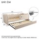 image 4 of 3ft Single Daybed Frame with Slatted Base, Multi-Functional Bed for Adults & Children