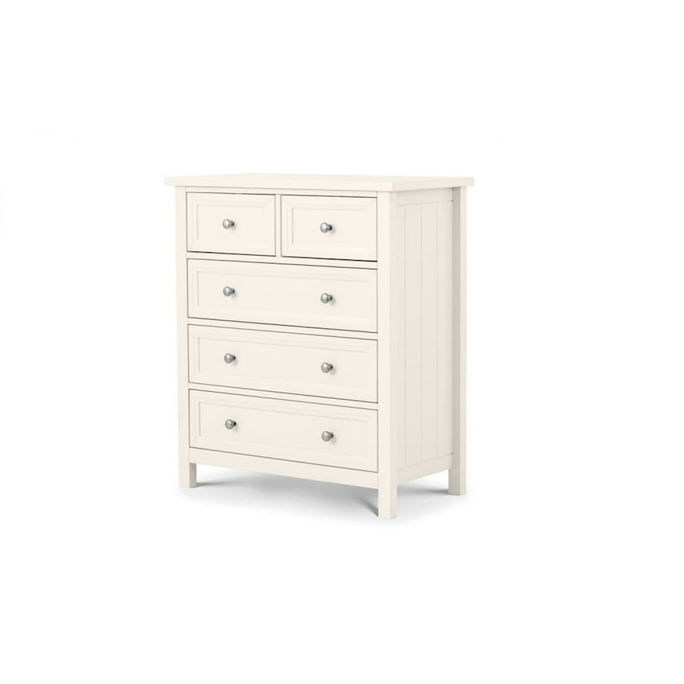 image 1 of Premier Surf White 3+2 Drawer Chest