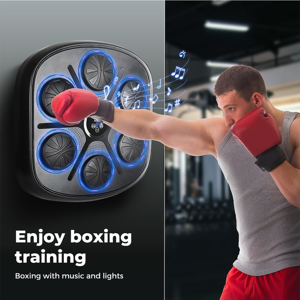 image 1 of Centra Boxing Music Machine Bluetooth Electronic 9 Punching Mode Training Pad