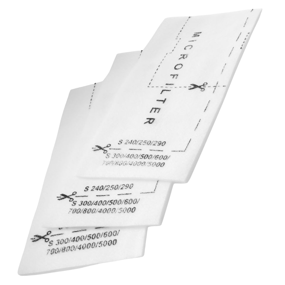 image 1 of Reliapart Microfilter 3 Pack Compatible for Miele S2 S3 S4 SF-SAC20 3944711