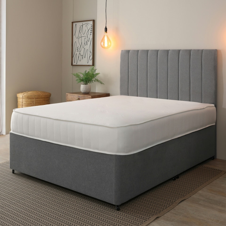 image 1 of Sleep Warmer Premium Tufted Mattress - 20cm Deep, Dual Comfort Fillings | White | King