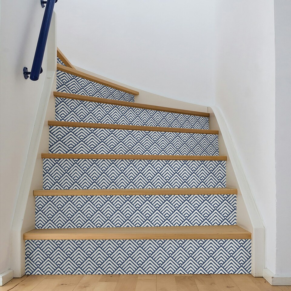 image 1 of NuWallpaper NU1701 Arrowhead Peel & Stick Wallpaper, Deep Blue Multi