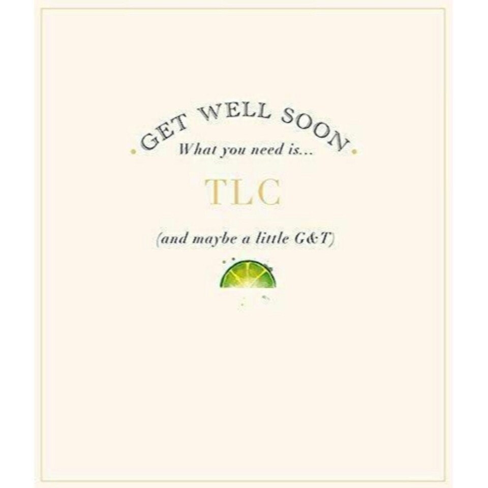 image 1 of Get Well Soon TLC 'Feel Better' Humour Card