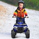 image 5 of COSTWAY Kids Ride-On Car 6V Battery Powered ATV Blue