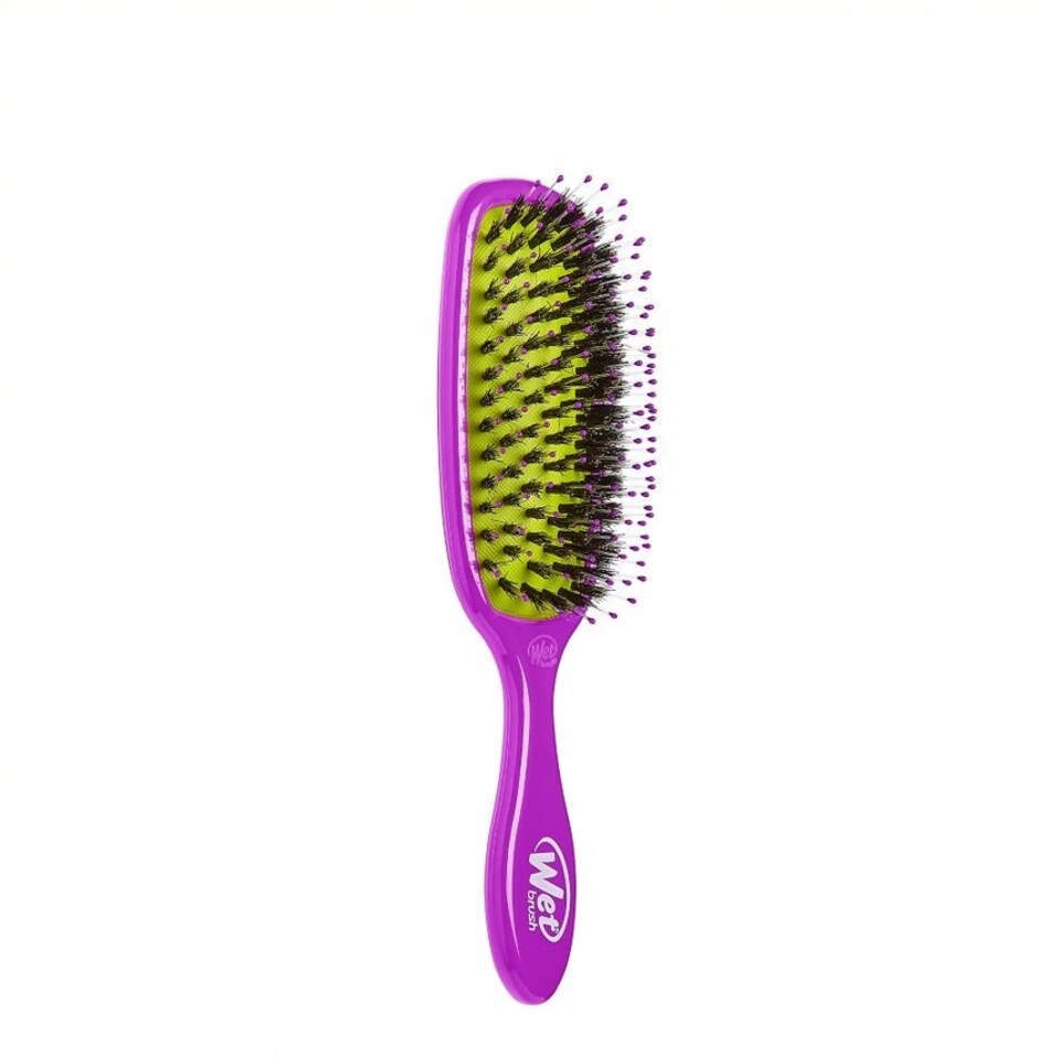 image 1 of WetBrush Shine Enhancer Brush, Intelliflex & Boar, Purple