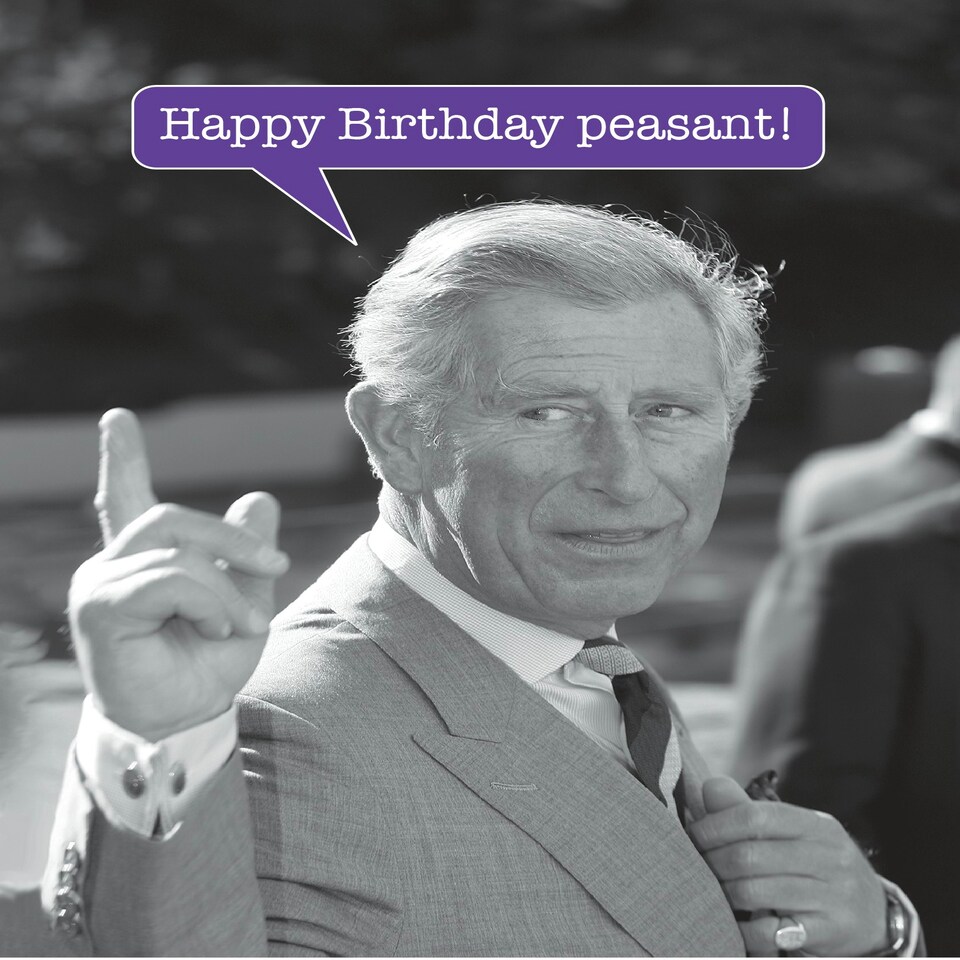 image 1 of Happy Birthday Peasant! Funny Birthday Card