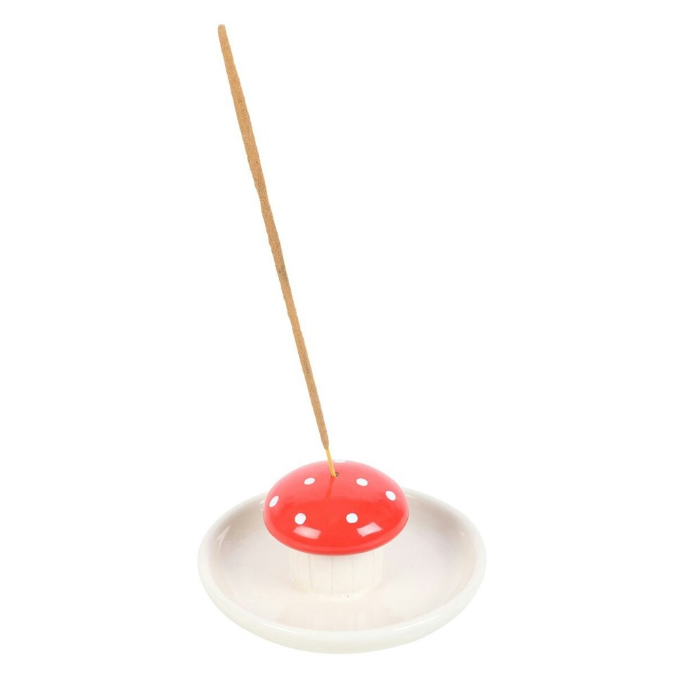 image 1 of Mushroom Plate Incense Stick Holder
