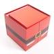 image 7 of Santa Plush Christmas Large Stackable Gift Boxes - Pack of 3