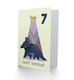 image 2 of Dinosaur Triceratops Age 7 Year Old Child Kids 7th Birthday Card