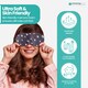 image 7 of 3D Stars Printed Sleep Eye Mask with Adjustable Strap