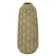 image 1 of Sabbia Collection Tall Wave Vase - Ceramic - L20 x W20 x H47 cm - Brown Brown