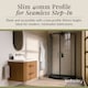 image 4 of Balterley Premium D Shape Shower Tray | Grey | Grey Slate