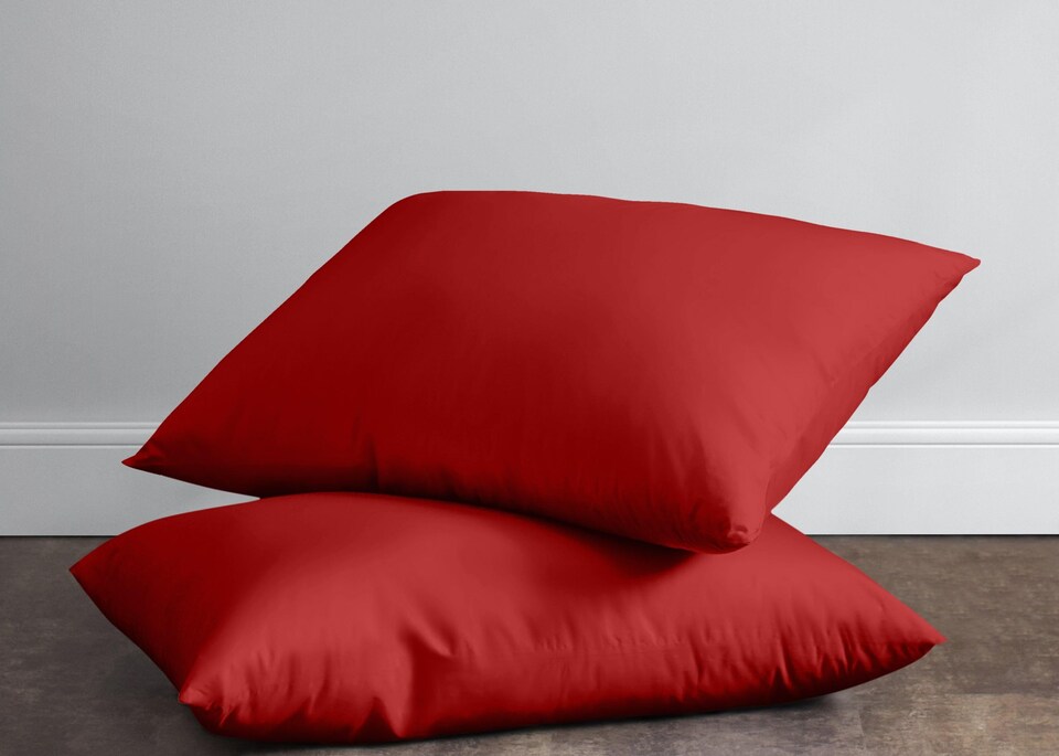 image 1 of Velosso Plain Dyed Pillowcase Pair