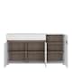 image 2 of Chelsea Living 2 Drawer 3 Door Sideboard in White with a Truffle Oak Trim