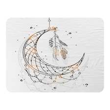 Dream Catcher with Crescent Moon (Blanket)