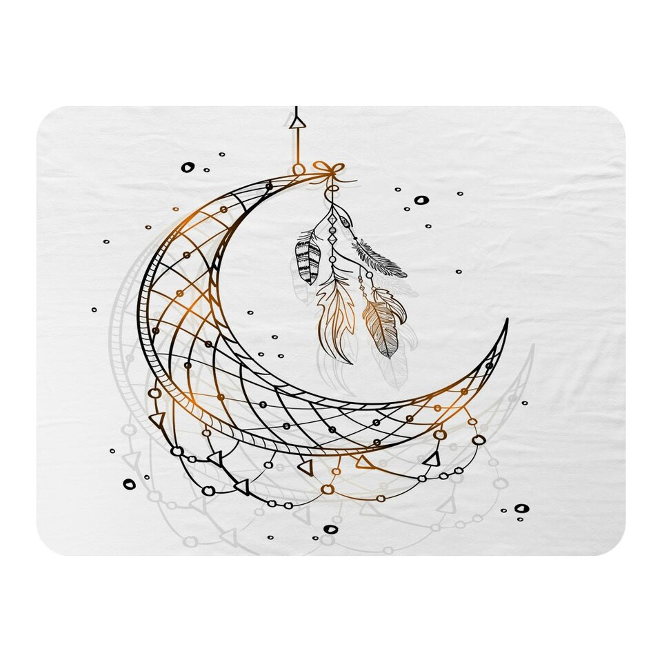 image 1 of Dream Catcher with Crescent Moon (Blanket)