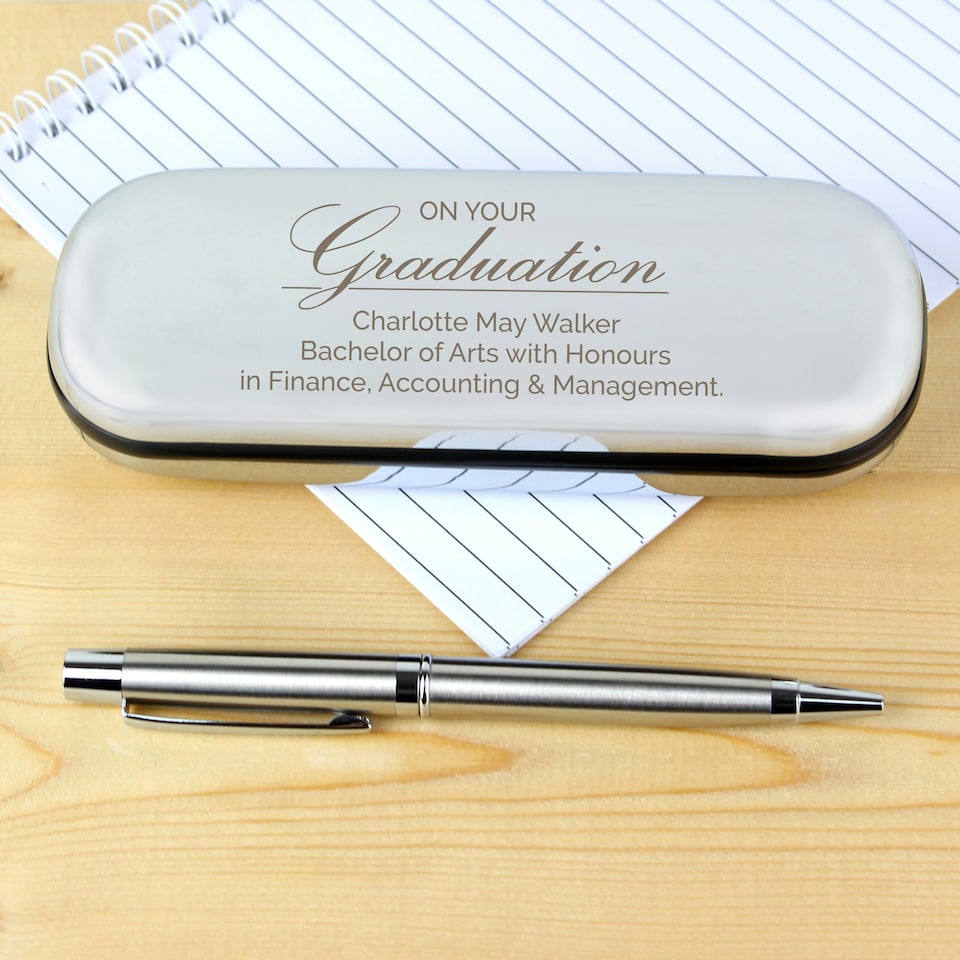 image 1 of Personalised Graduation Pen and Box Set