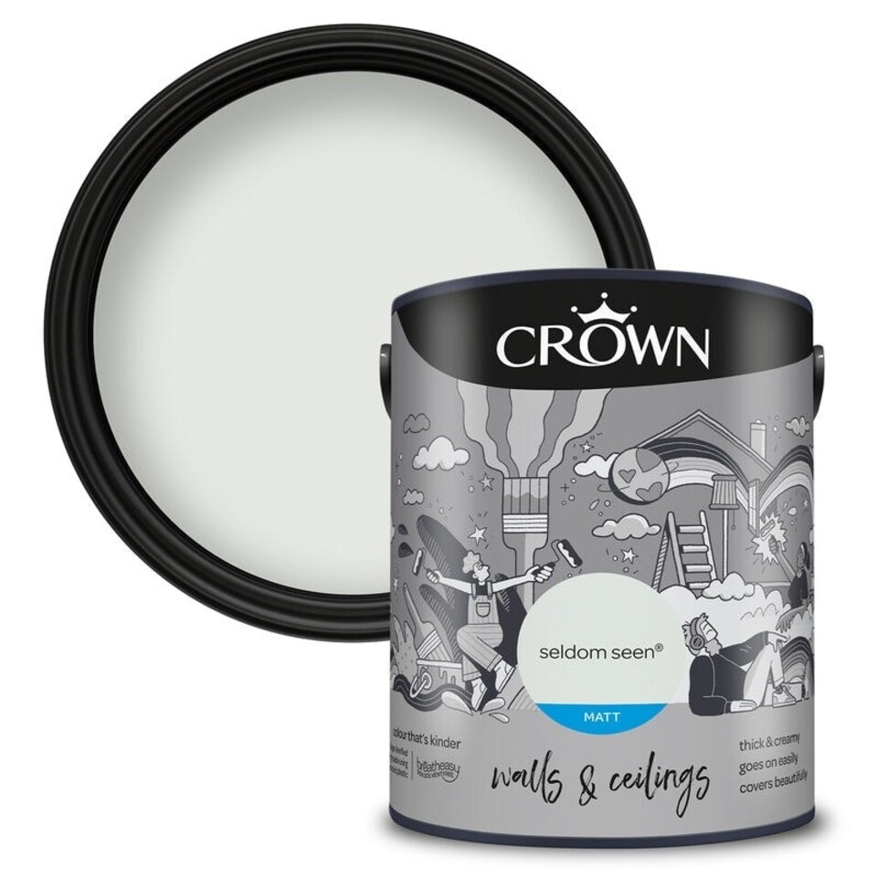 image 1 of Crown Matt Emulsion Seldom Seen 5L