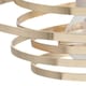 image 4 of Gold Metal Swirl Easy Fit Light Shade | Gold | Medium | 1
