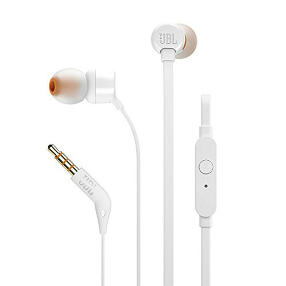 image 1 of JBL T110 Universal In-Ear Headphones with Remote Control Blue