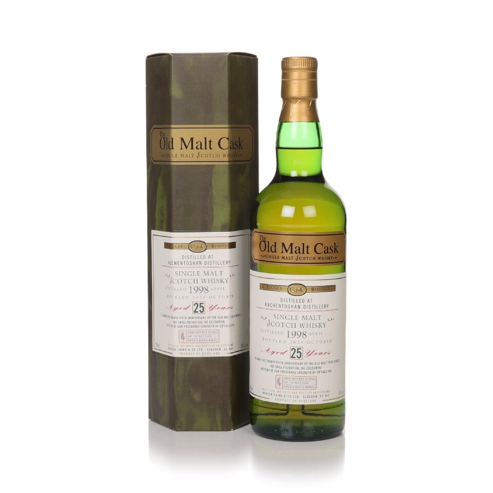 image 1 of Auchentoshan 25 Year Old 1998 - Old Malt Cask 25th Anniversary Hunter Laing | Clear