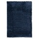image 1 of KUKOON Navy Blue Deep Pile Shaggy Living Room Area Rug 80cm x 150cm