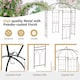 image 4 of COSTWAY Birdcage Shape Garden Arbor Plant Trellis