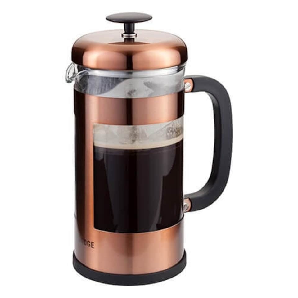 image 1 of Judge 8 Cup Glass Cafetiere Copper