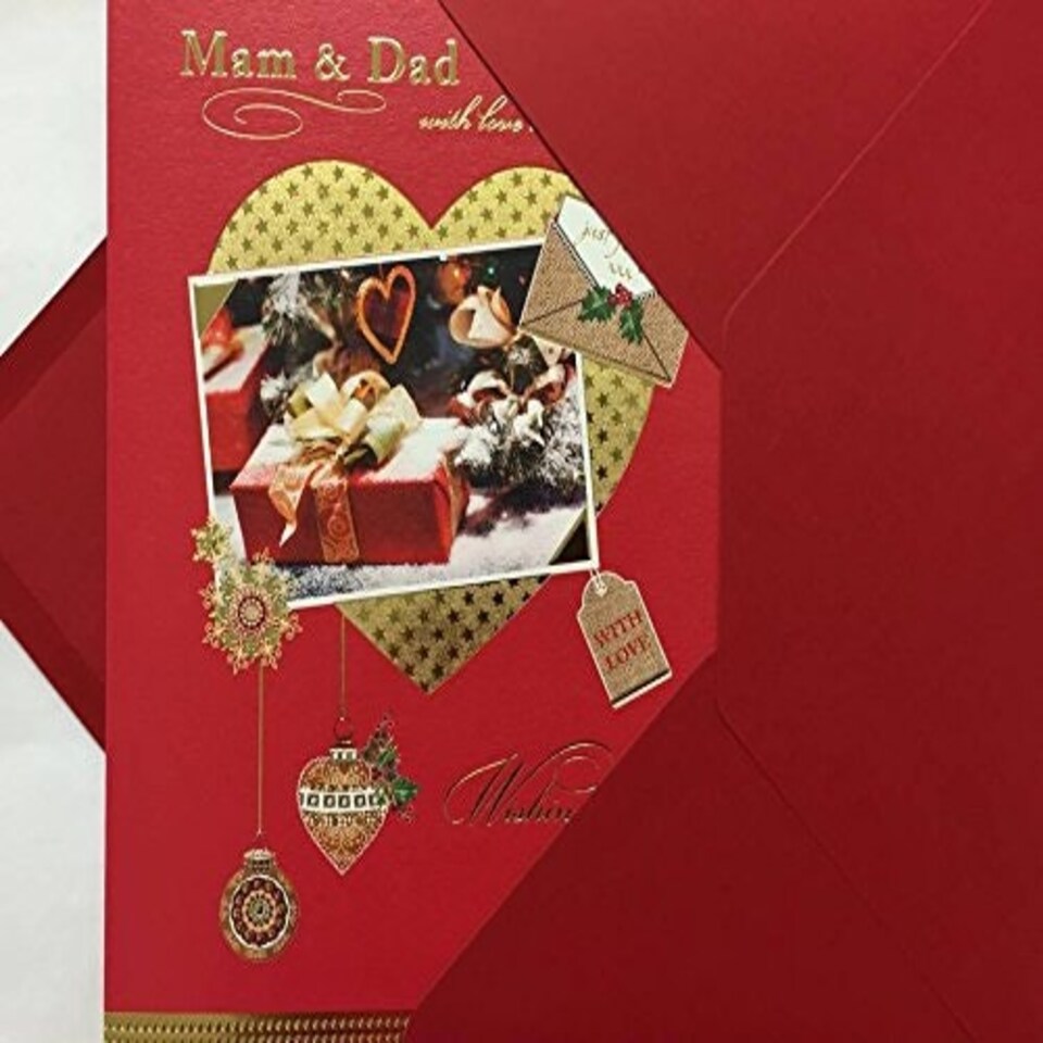 image 1 of TRADITIONAL MUM & DAD CHRISTMAS - BOTH OF YOU GREETING CARD