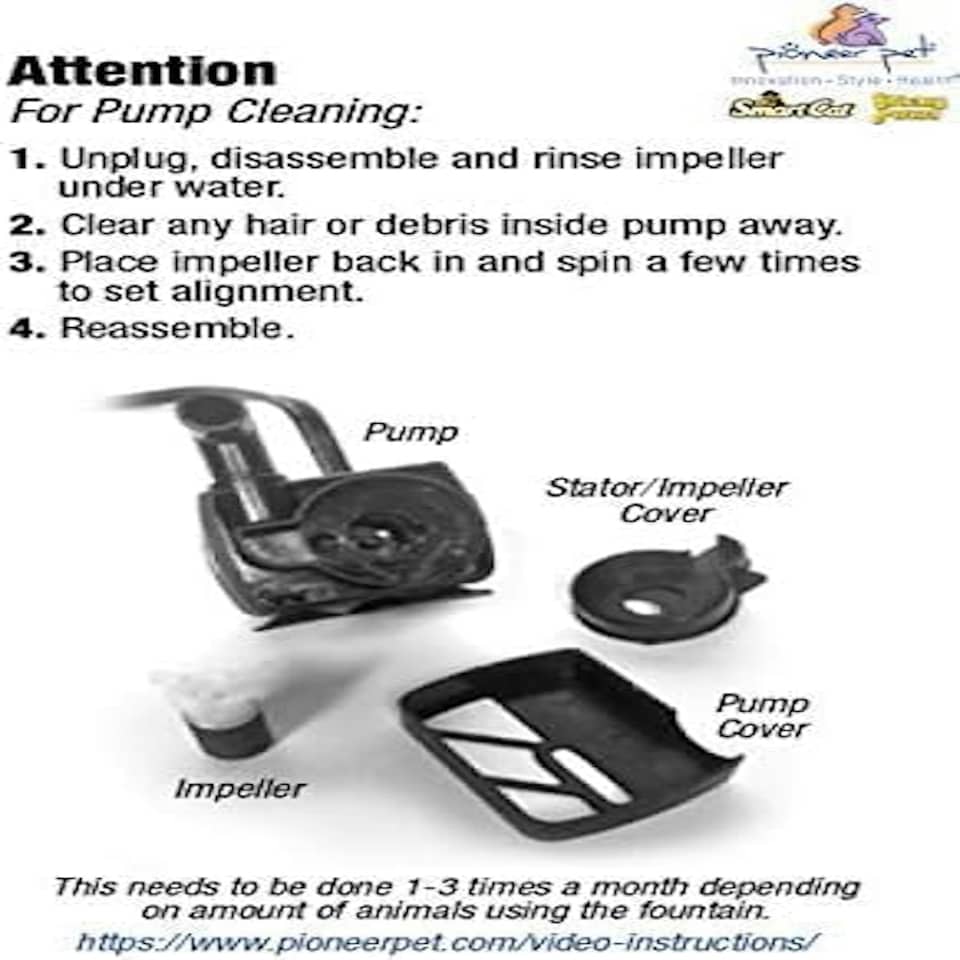 image 1 of Pet Cat & Dog Drinking Water Fountain Bowl Automated Purifier & Filtered Black