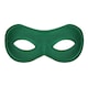 image 1 of Green Eye Mask on Elastic – Fancy Dress Accessory for Superheroes, Costumes & Parties Green | One Size