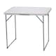 image 2 of 80cm Portable Folding Outdoor Camping Kitchen Work Top Table | White