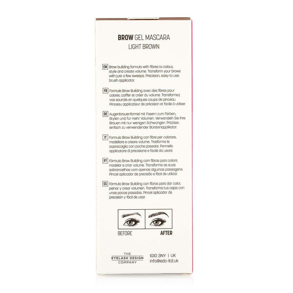 image 1 of Brow FX Brow Gel Mascara with Fibres – Long-Lasting, Water-Resistant Brow Gel for Charcoal Brows